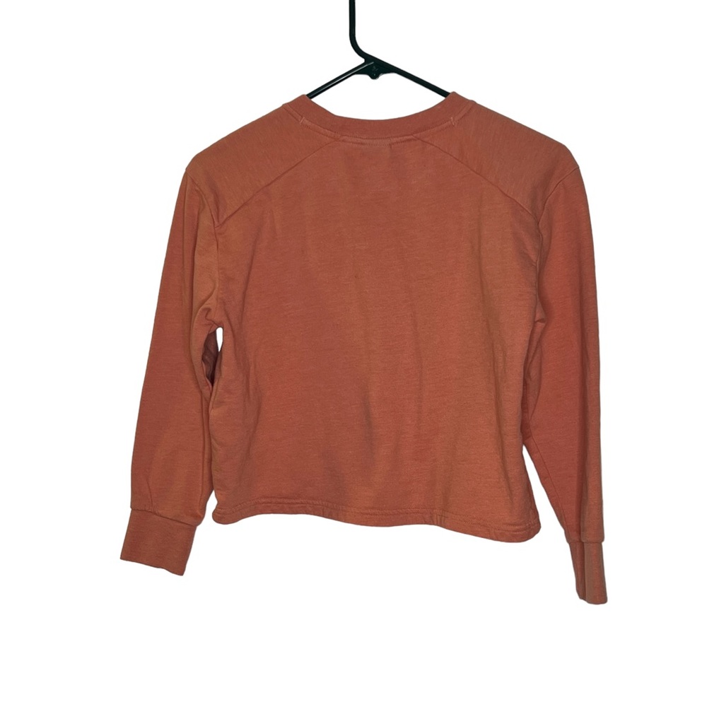 Patagonia salmon color cropped sweatshirt - Picture 2 of 5